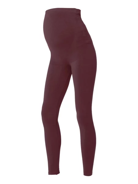 MAMALICIOUS Leggings MLTIA JEANNE vin roșu