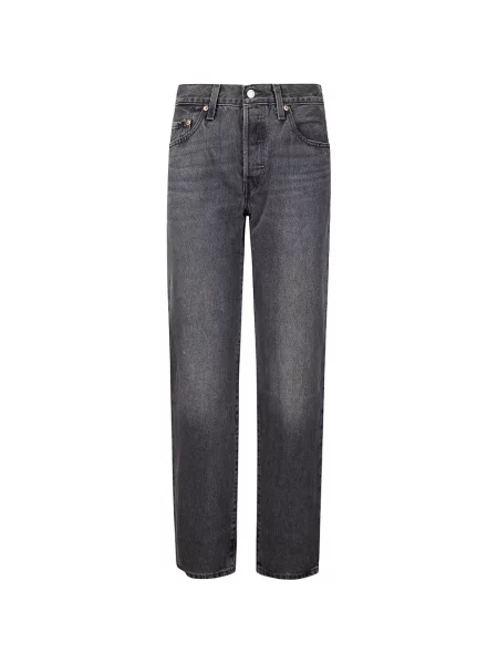 Cropp blugi drepți Levi's® zdrențuiți cu 5 buzunare albastru