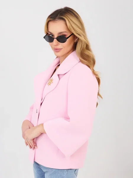 Jakna Italy Moda ružičasta