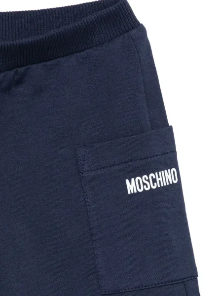 Szorty dziecięce Moschino niebieskie
