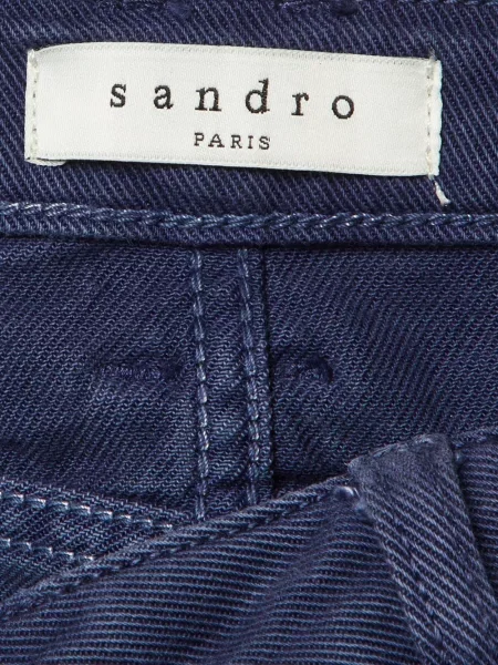 Слаб дънки skinny fit Sandro синьо