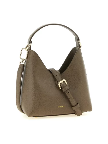 Torebka hobo Furla skórzana zielona