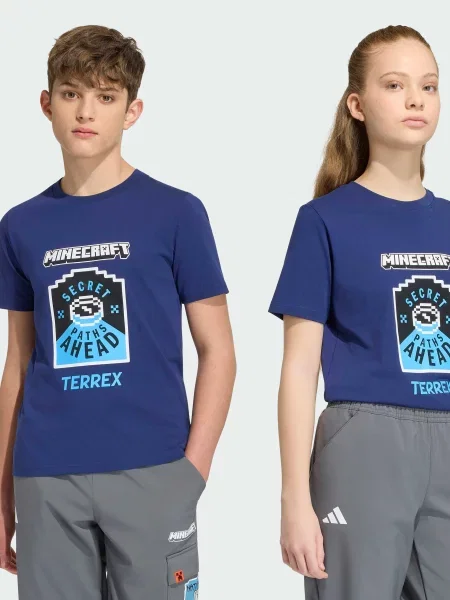 Дитяча Спортивна футболка adidas комбінований верх синій