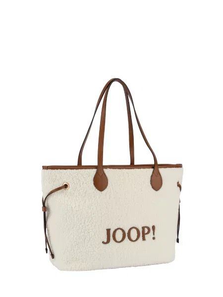 Joop! Geantă shopper lanoso | shearling bej