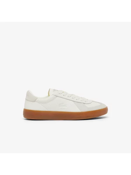 Lacoste Skórzane Sneakersy Baseshot Pro beżowy