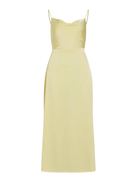 VILA Rochie VIRavenna pastel galben