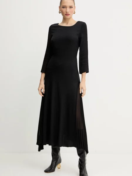 Karl Lagerfeld rochie maxi evazați negru