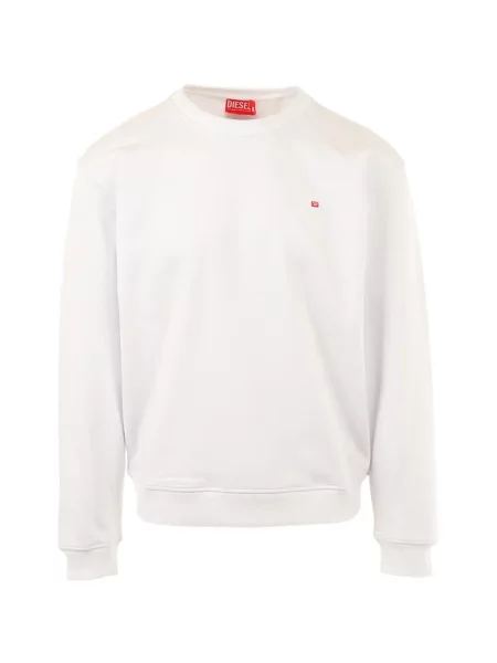 Hanorac crewneck Diesel alb
