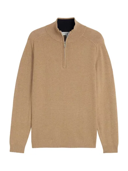 TOM TAILOR Pulover deschis maro