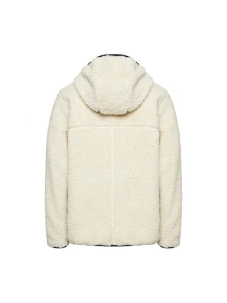 Tommy Jeans Kurtka Pluszowa beige biała