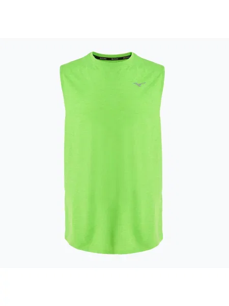 Tricou Mizuno fără mâneci alergare verde
