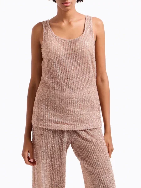 Майка Emporio Armani розовая