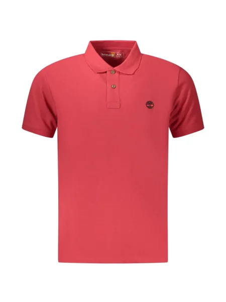 Tricou polo Timberland cu broderie roșu