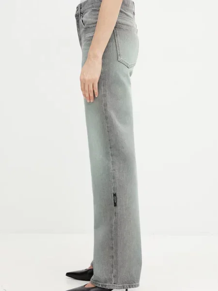 Off-White Spray Susy blugi straight de damă alb