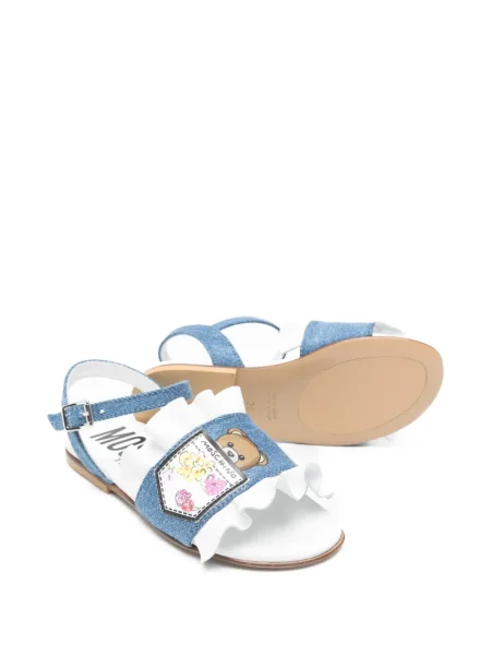 Sandały dziecięce Moschino niebieskie