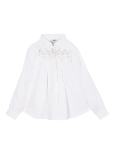 Koszula dziecięca Lanvin Enfant biała
