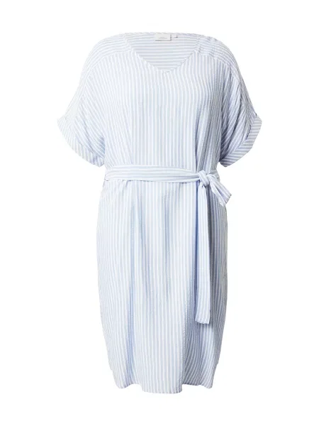 ONLY Carmakoma Rochie CARPENNA albastru deschis alb