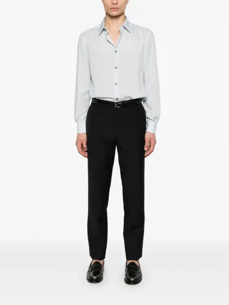 Cămașă Emporio Armani cu dungi albastru