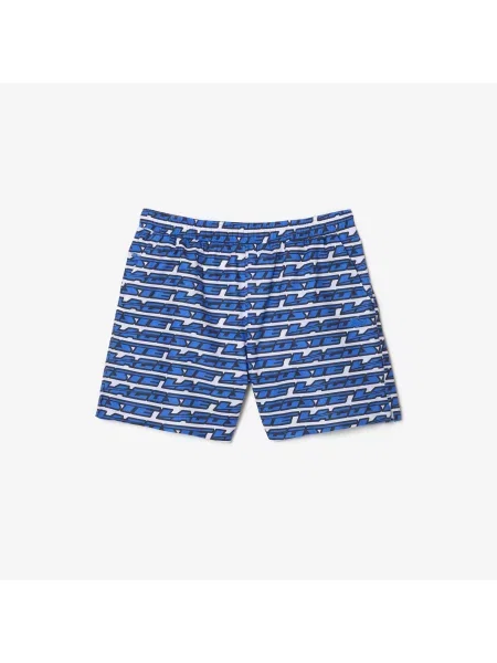 Lacoste Szorty Kąpielowe Active Z Nadrukiem niebieskie