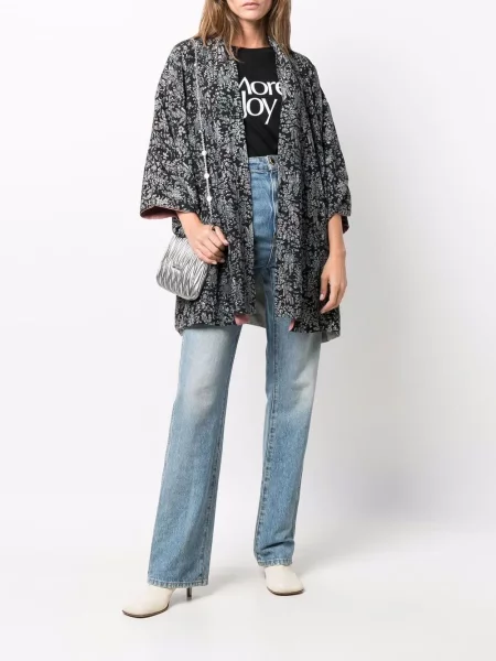Retro bunda A.n.g.e.l.o. Vintage Cult s potiskem černá