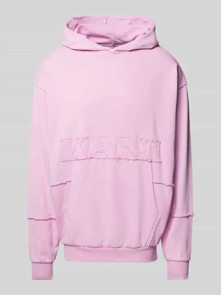 Szorty cargo o kroju regular fit z wyhaftowanym logo Karl Kani niebieskie