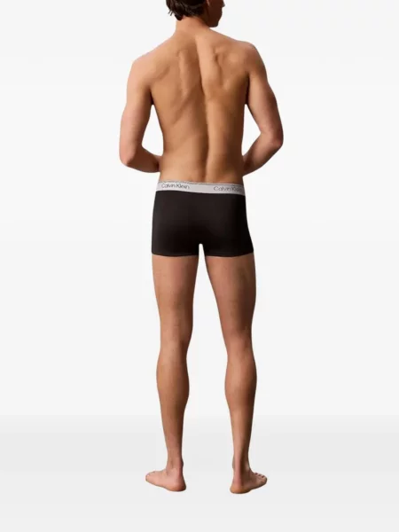 Boxeri Calvin Klein Underwear cu autograf negru