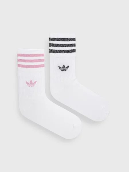 Ponožky Adidas Originals biela