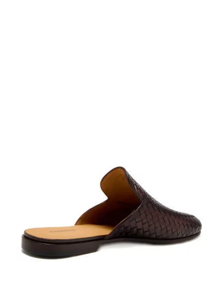 Papuci tip mules Magnanni din piele maro