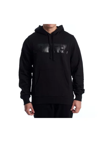 Bluza z kapturem Diesel z kapturem czarna