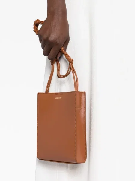 Geantă de mână Jil Sander maro