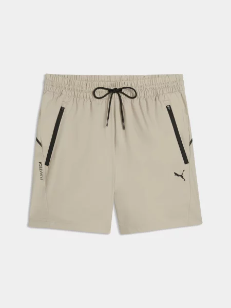 Повсякденні шорти PUMA Tech Shorts 6 Wv комбінований верх бежевий
