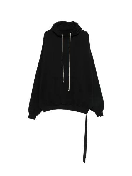 Hanorac cu glugă Rick Owens Drkshdw cu bretele negru