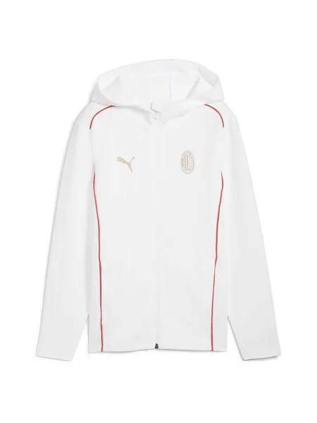 Bluza Puma Acm Casuals Z Kapturem Jkt Jr Dzieci biała