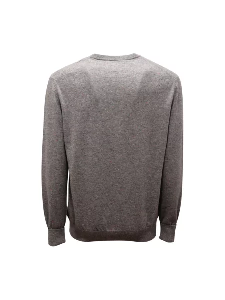 Sweter Ballantyne z kaszmiru w kolorze melanż szary