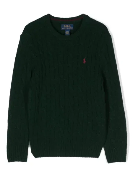 Koszulka polo dziecięca Polo Ralph Lauren zielona