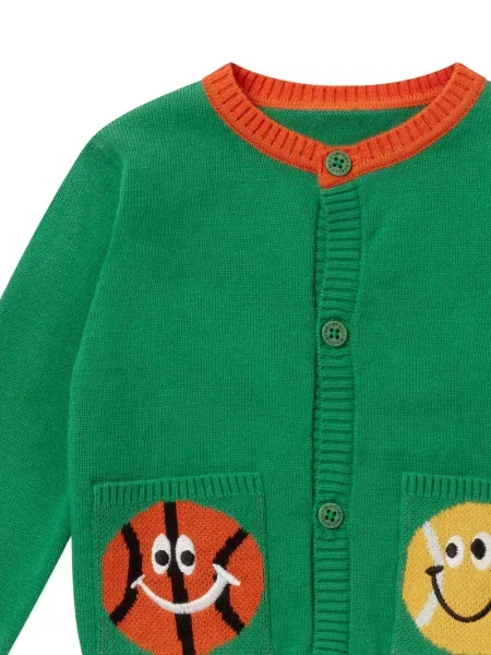 Gyerek kardigán Stella Mccartney zöld