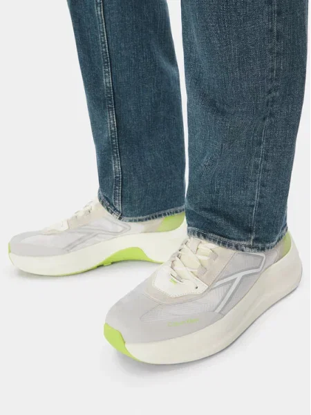 Sneakersy Calvin Klein Chunky Run Laceup Stripe Ny biela