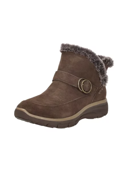 Botki Skechers brązowe