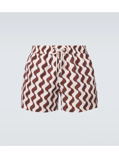 Slip de baie Frescobol Carioca cu imagine maro