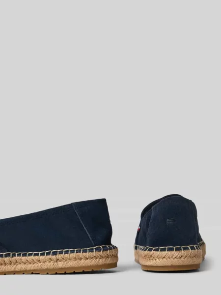 Tommy Hilfiger Espadryle Hilfiger Flex Espa Suede Loafer granatowy