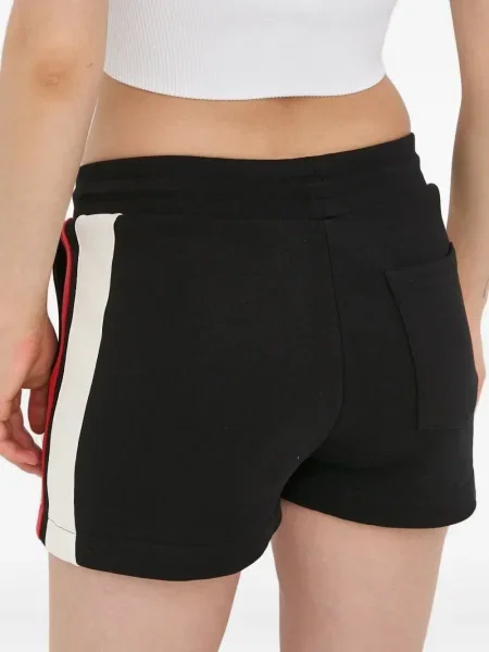 Pantaloni scurți The Kooples cu dungi negru
