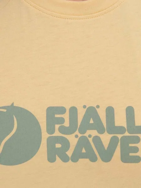Majica kratkih rukava Fjallraven s tiskom žuta