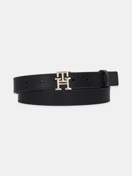 Kožni remen Tommy Hilfiger crna