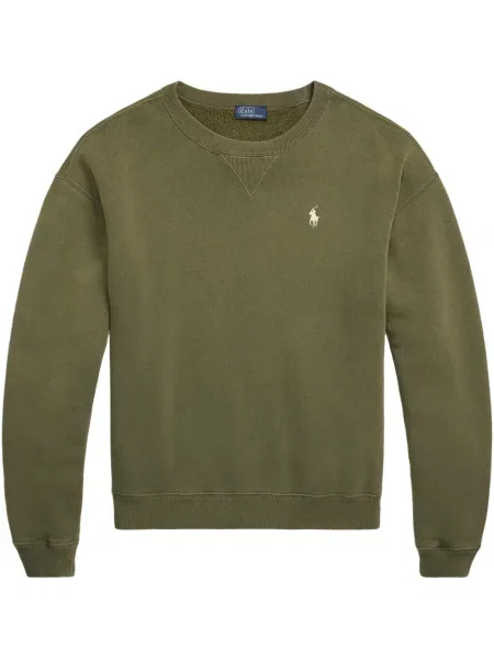 Polo Polo Ralph Lauren z twillu do kolan plisowane żółte