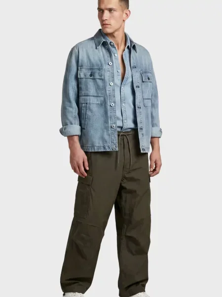 Брюки карго G-star Raw серые
