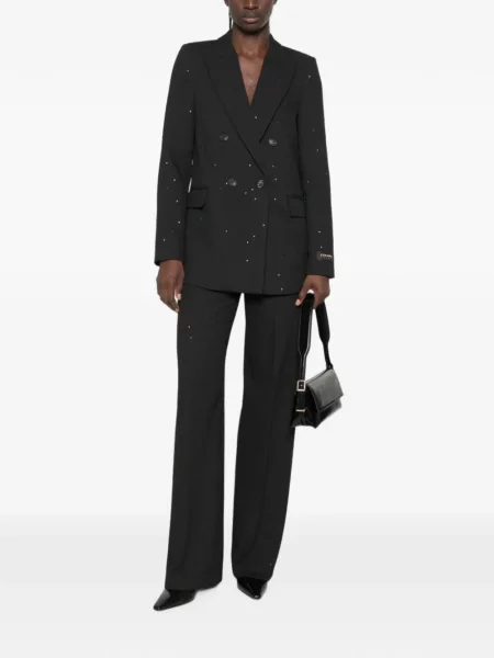 Pantaloni Ermanno Scervino cu paiete negru