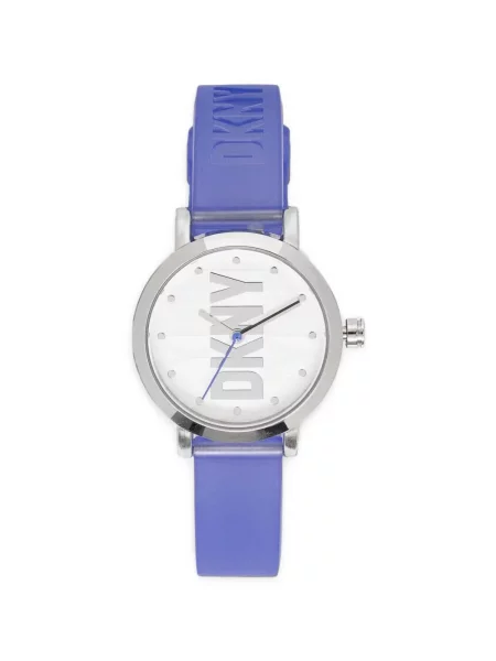 Ceas Dkny cu bretele alb