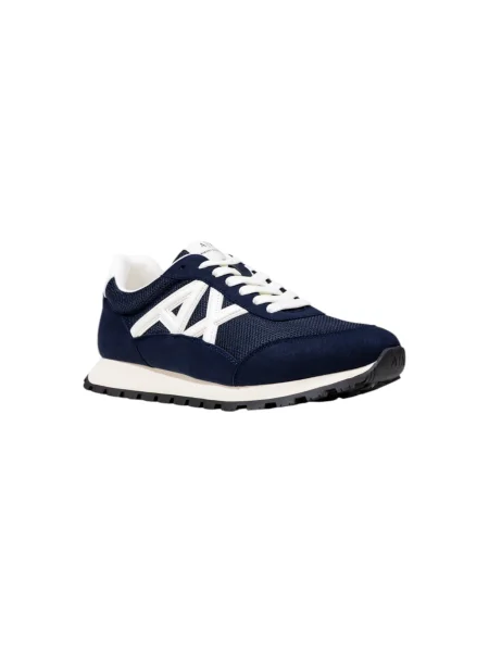 Tenisice Armani Exchange Tamnoplava crna