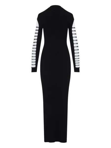 Rochie Jean Paul Gaultier cu dungi alb
