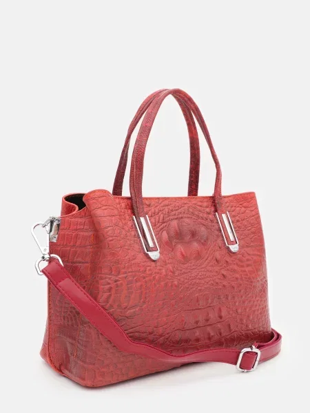 Кожаная сумка Ricco Grande красная